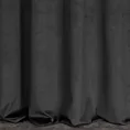 Zasłona szyta na taśmie 5 cm grafitowa z grubej, matowej tkaniny welwetowej o gramaturze 380g/m2