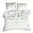 Pościel 220x200 cm bawełniana kolor biały, zielony z motywem kwiatowym JULIET Eurofirany Premium