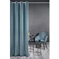 Zasłona jasnoniebieska z matowego welwetu 140x250 cm przelotka - ADELLE - Diva Line