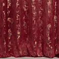 Tkanina zasłonowa z welwetu zdobiona przecieranym błyszczącym nadrukiem