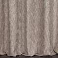 Zasłona szyta na flexach beżowa z tkaniny o naturalnym splocie i efektem melanżu, z dodatkiem nici metalicznej Italissima Eva Minge