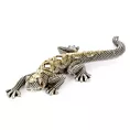 Jaszczurka - figurka dekoracyjna GATOS o drobnym strukturalnym wzorze
