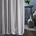 Zasłona szyta na taśmie 5 cm AMAYA popielata z jednokolorowej gładkiej tkaniny