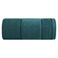 Ręcznik kąpielowy 70x140 cm bawełniany kolor ciemnoturkusowy z welurową bordiurą 500 g/m2 EMMA