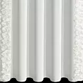 Zasłona kremowa z welwetu zdobiona aplikacją 3D róż 140x270 cm taśma - ROSES Eva Minge