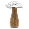 Figurka dekoracyjna w formie drewnianego grzybka
