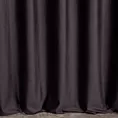 Zasłona szyta na flexach ciemnofioletowa z miękkiej półmatowej tkaniny welwetowej