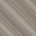Tkanina firanowa z delikatnym połyskiem, wyraźnym splotem z efektem bukli, wykończona obciążnikiem