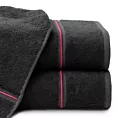 Ręcznik kąpielowy 50x90 cm bawełniany kolor czarny 500 g/m2 BAMBO