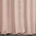 Zasłona szyta na taśmie 5 cm ADESSA pudrowo różowa z miękkiej tkaniny o welurowej strukturze