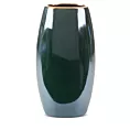 Wazon ceramiczny AMORA 2 o lśniącej powierzchni ze złotym detalem