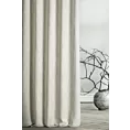 Zasłona szyta na flexach FELICITY naturalna o naturalnym splocie w melanżowych odcieniach