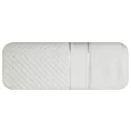 Ręcznik kąpielowy 70x140 cm bawełniany kolor biały z welwetową bordiurą 500 g/m2 JESSI