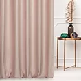 Zasłona szyta na taśmie 5 cm jasnoróżowa z miękkiej półmatowej tkaniny welwetowej