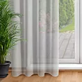 Firana szara z efektem deszczyku 140x250 cm przelotka ANGELA