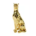 Gepard  figurka dekoracyjna złota, lśniąca