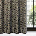 DESIGN 91 Zasłona JULIET z tkaniny typu oxford z motywem geometrycznym