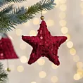 Ozdoba choinkowa GWIAZDA z lśniącymi cekinami
