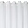 Firana biała z etaminy z lekkim połyskiem 400x250 cm przelotka VIOLA