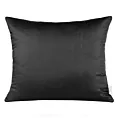 Poszewka na poduszkę 50x70 cm z satyny bawełnianej czarna DINA