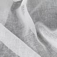 Zasłona biała o strukturze deszczyku z etaminy 140x250 cm przelotka - ANGELIKA