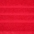 Ręcznik kąpielowy 100x150 cm bawełniany kolor czerwony z ozdobną bordiurą 500 g/m2 MILO