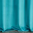 Zasłona szyta na taśmie 5 cm ENYA turkusowa z miękkiej półmatowej tkaniny welwetowej