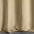 Zasłona szyta na taśmie 5 cm beżowa z gładkiej tkaniny zaciemniającej typu dimout