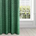 Zasłona welwetowa, zielona wytłaczana 40x250 cm przelotka - ELLEN - Design 91