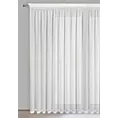 Firana biała o strukturze drobnej siatki 300x270 taśma VANESA