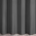 Zasłona grafitowa z matowej gładkiej tkaniny 140x250 cm przelotka - RITA