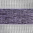 Roleta Mini Dzień - Noc fioletowa z tkaniny roletowej w pasy z efektem melanżu