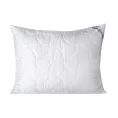 Poduszka 70 x 80 cm biała z wypełnieniem z lekkich kulek z włókna poliestrowego PLATINUM