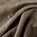 Poszewka szyta jasnobrązowa z szenilowej tkaniny z dodatkiem połyskującej nici