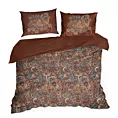 Pościel 220x200 cm bawełniana kolor bordowy, brązowy z orientalnym wzorem MOROCCO 4 Terra Collection