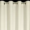 Zasłona welwetowa kremowa, troczek w zestawie 140x270 cm przelotka - ANTARA