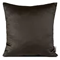 Poszewka na poduszkę 40x40 cm z satyny bawełnianej, gładka brązowa DINA Diva Line