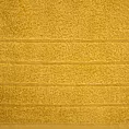 Ręcznik kąpielowy 50x90 cm bawełniany kolor musztardowy z lśniącymi paseczkami 500 g/m2 DALI