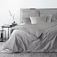 Pościel 220x200 cm gładka z makosatyny bawełnianej kolor jasnoszary DELIA Reina Line