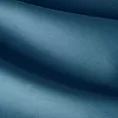 Prześcieradło bez gumki 220x210 cm z satyny bawełnianej kolor ciemnoniebieski 125 g/m2 DINA Diva Line