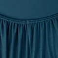 Prześcieradło jersey z gumką 180x200 cm z bawełny kolor granatowy 140 g/m2 ADELA