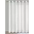 Firana biała z siateczki 300x250 cm przelotka - MIRIEL
