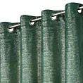 Zasłona welwetowa ciemnozielona z prążkowanym złotym wzorem 140x250 cm przelotka - AMABEL