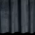 Zasłona welwetowa grafitowa, troczek w zestawie 140x270 cm przelotka - ANTARA