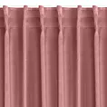 Zasłona różowa z gładkiego i miękkiego welwetu 140x300 cm taśma imitująca flex - MADLEN