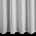 Tkanina firanowa  uniwersalna mikrosiateczka z delikatnym połyskiem zakończona szwem obciążającym