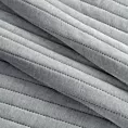 Narzuta szenilowa srebrna 170x210 cm pikowana metoda hot press - GLORI