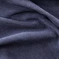 Zasłona granatowa o strukturze sztruksu 140x250 przelotka - JULIE