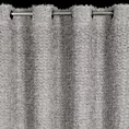 Zasłona srebrna zdobiona moherową nicią i subtelnymi falbanami 135x250 przelotka - TIFFANY - Eva Minge