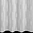 Firana biała zdobiona aplikacją 140x250 cm przelotka ALENI